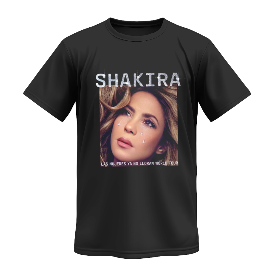 Playera | Negra | Shakira | tour Shakira