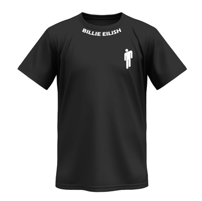 Playera | Negra | Billie Eilish | Collage bigrafía