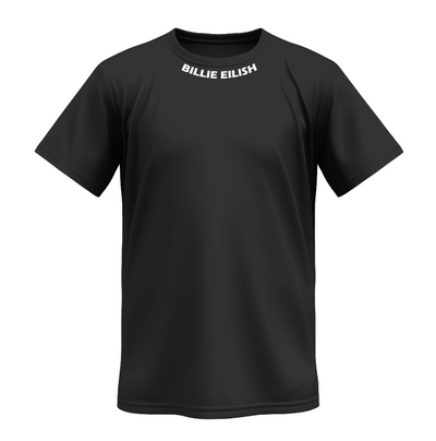 Playera | Negra | Billie Eilish | Collage bigrafía