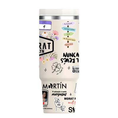 Vasos Térmico 1300ml | Beige | Morat | Lo mejor de Morat | figuritas 2 | Evelyn