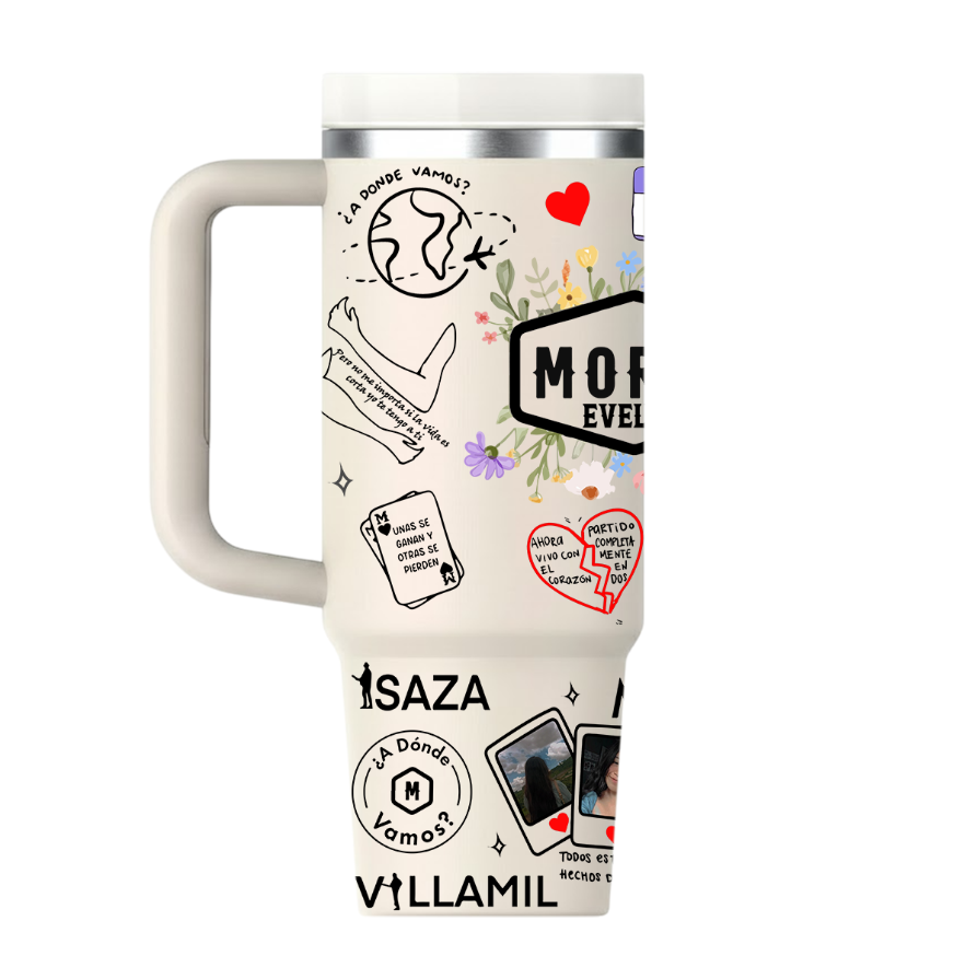 Vasos Térmico 1300ml | Beige | Morat | Lo mejor de Morat | figuritas 2 | Evelyn