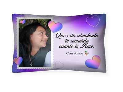 Almohada | Full Sublimación | San valentín | Fotografía y mensaje