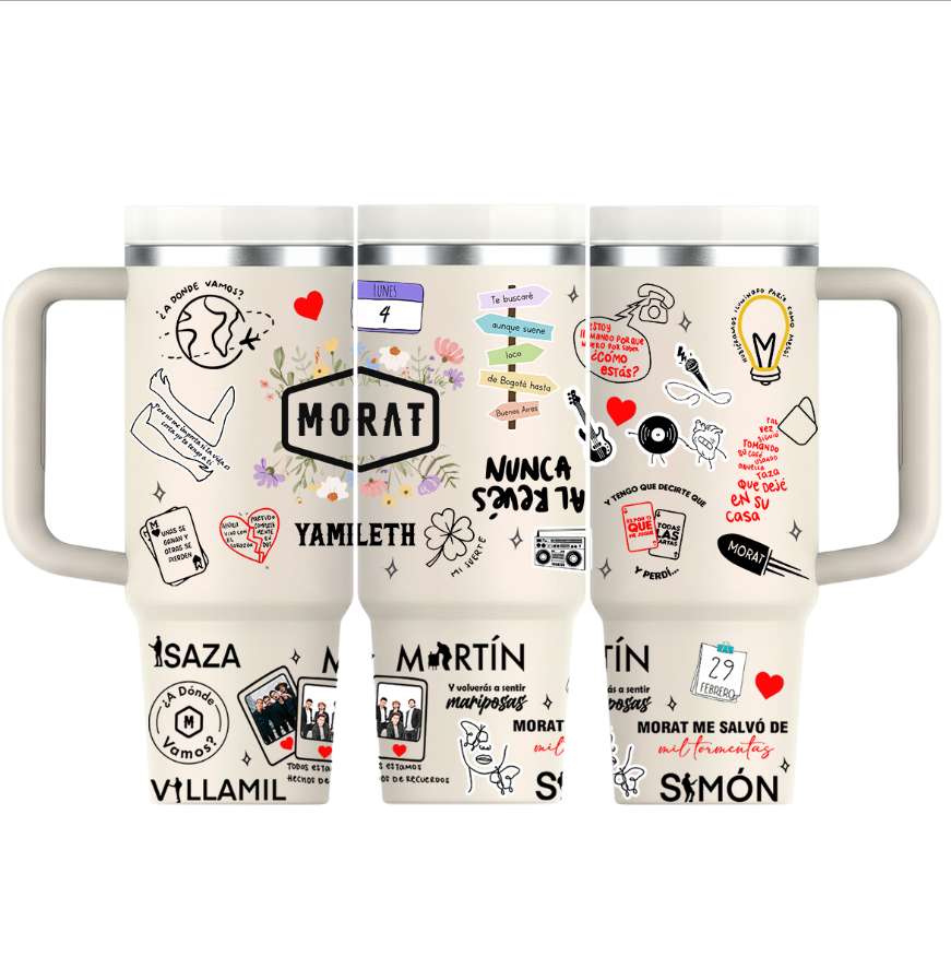 Vasos Térmico 1300ml | Beige | Morat | Lo mejor de Morat | figuritas 2 | Yamileth