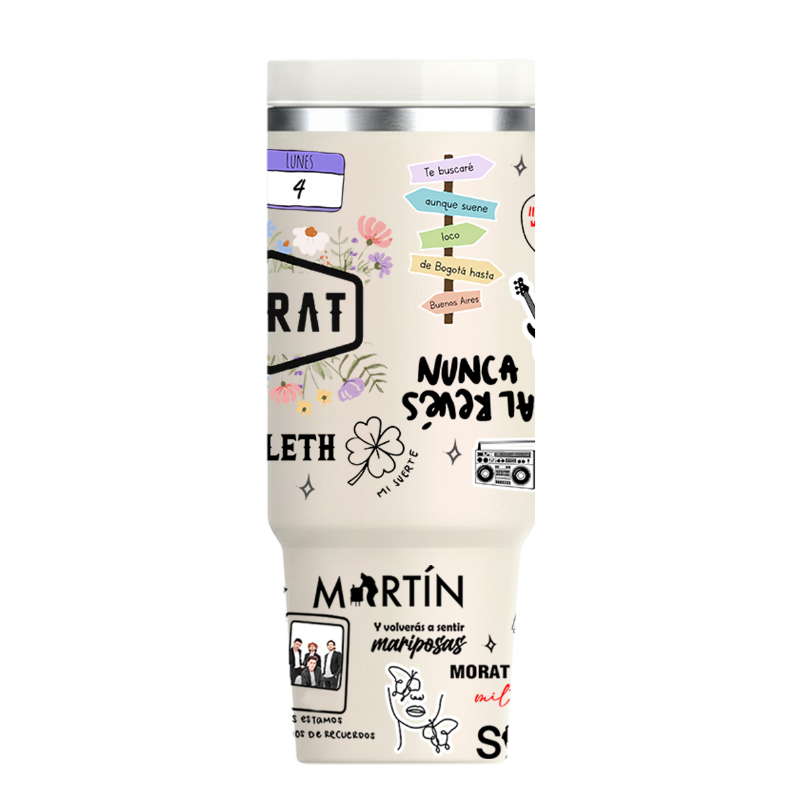 Vasos Térmico 1300ml | Beige | Morat | Lo mejor de Morat | figuritas 2 | Yamileth