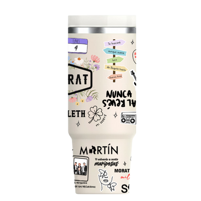 Vasos Térmico 1300ml | Beige | Morat | Lo mejor de Morat | figuritas 2 | Yamileth