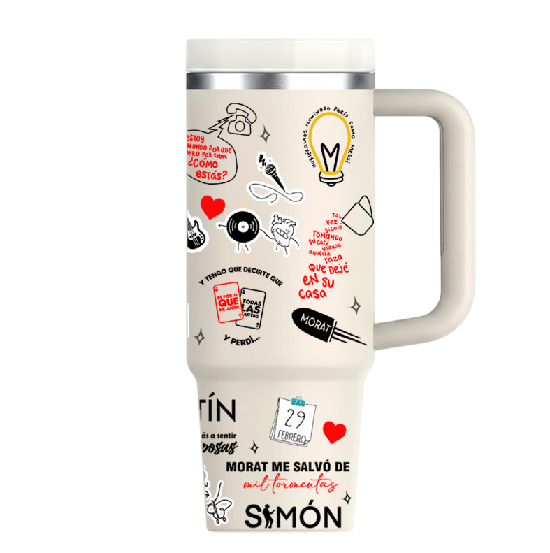 Vasos Térmico 1300ml | Beige | Morat | Lo mejor de Morat | figuritas 2 | Yamileth
