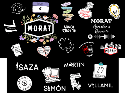 Vasos Térmico 900ml | Negro | Morat | COLLAGE VARIADO