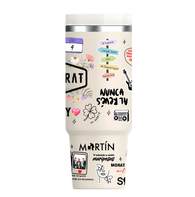 Vasos Térmico 1300ml | Beige | Morat | Lo mejor de Morat | figuritas 2 | Faby