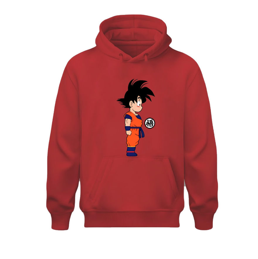 Sudadera | Roja | Para pareja | Dragon Ball Z | Goku