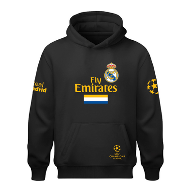 Sudadera | Negro | Real Madrid | Cristiano Ronaldo | Cr7 | Fly Emirates