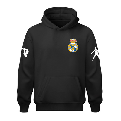 Sudadera | Negro | Real Madrid | Cristiano Ronaldo | Cr7 logo