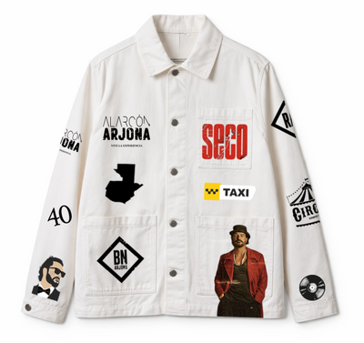 Chaqueta de lona | Blanca | Ricardo Arjona | Alarcón Arjona