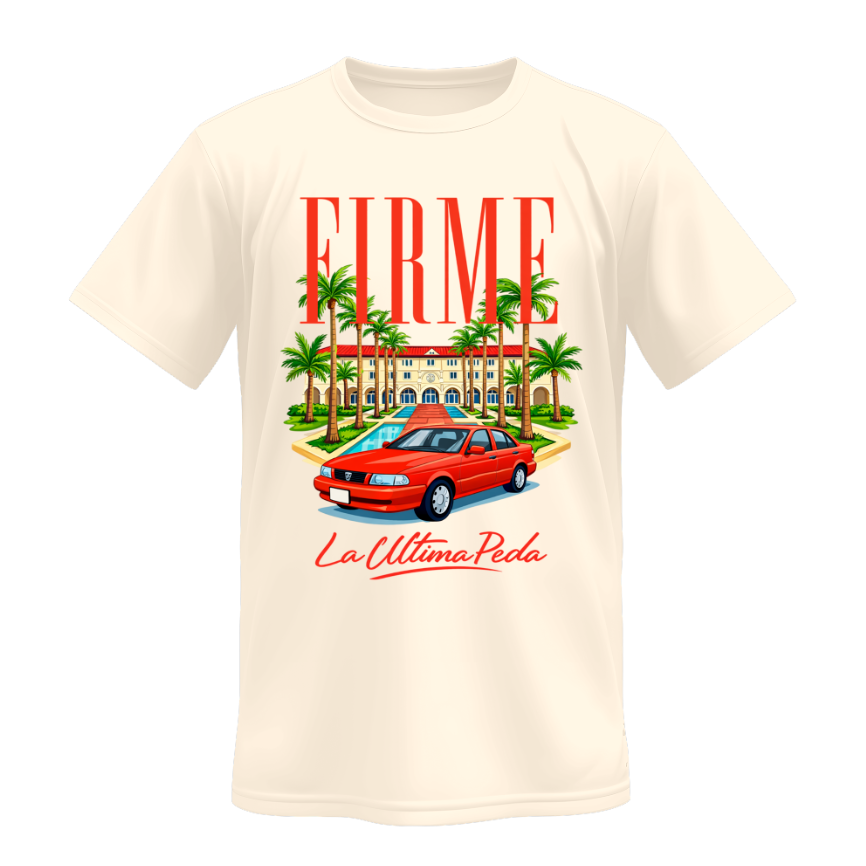 Playera | Beige | Grupo Firme | La última peda | FIRME