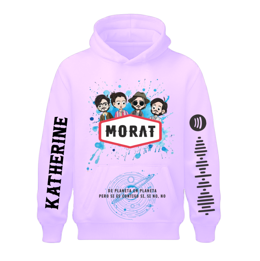 Sudadera Personalizada | Lila | Morat | Nunca al revés | Katherine