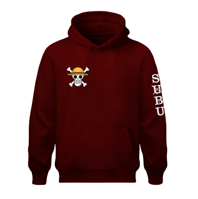Sudadera | Vino tinto | One Piece | siluetas