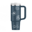 Vaso Térmico 1300ml | Azul Marino | MORAT | Figuritas blancas