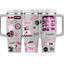 Vaso Térmico 1300ml | Gris Claro | Black Pink | Figuritas 1