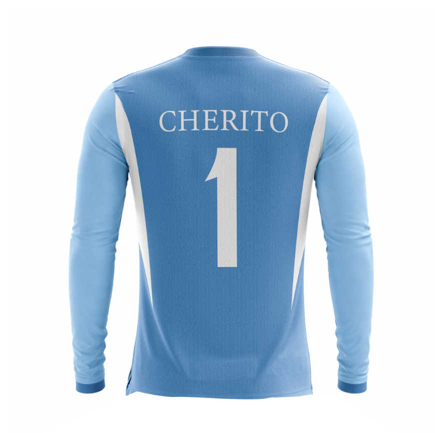 Camisola Full Sublimación | manga larga | Celeste | Portero Real Madrid 2025/2026