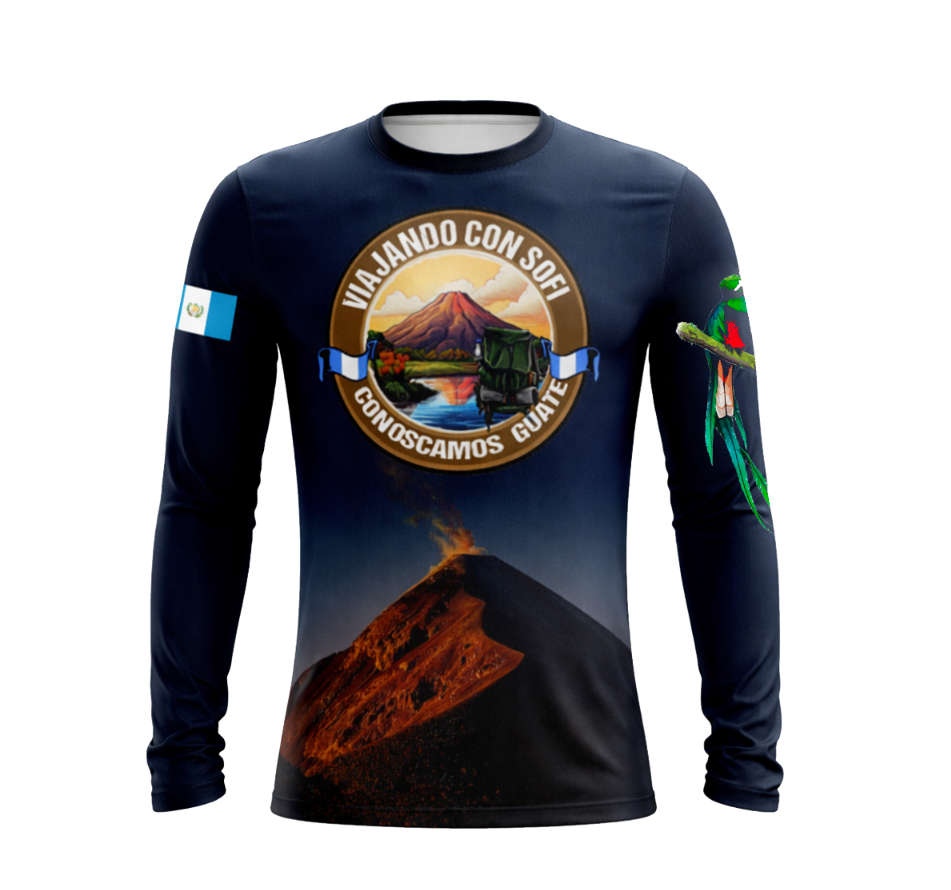 Playera Full Sublimación | Manga larga | Viajando con Sofi | Turismo