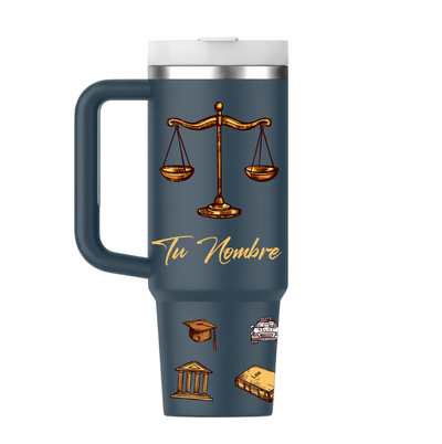 Vaso Térmico 1300ml | Azul Marino | Derecho | Figuritas
