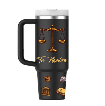 Vaso Térmico 900ml | negro | Derecho | Figuritas 1