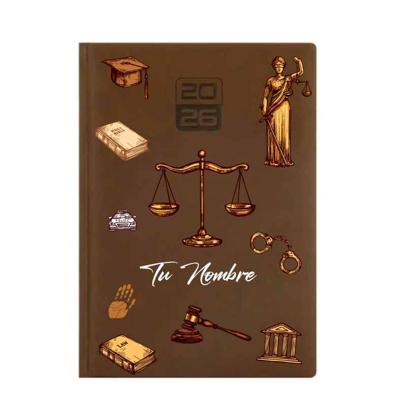Agenda 2026 | Personalizada | Derecho | Figuritas 1