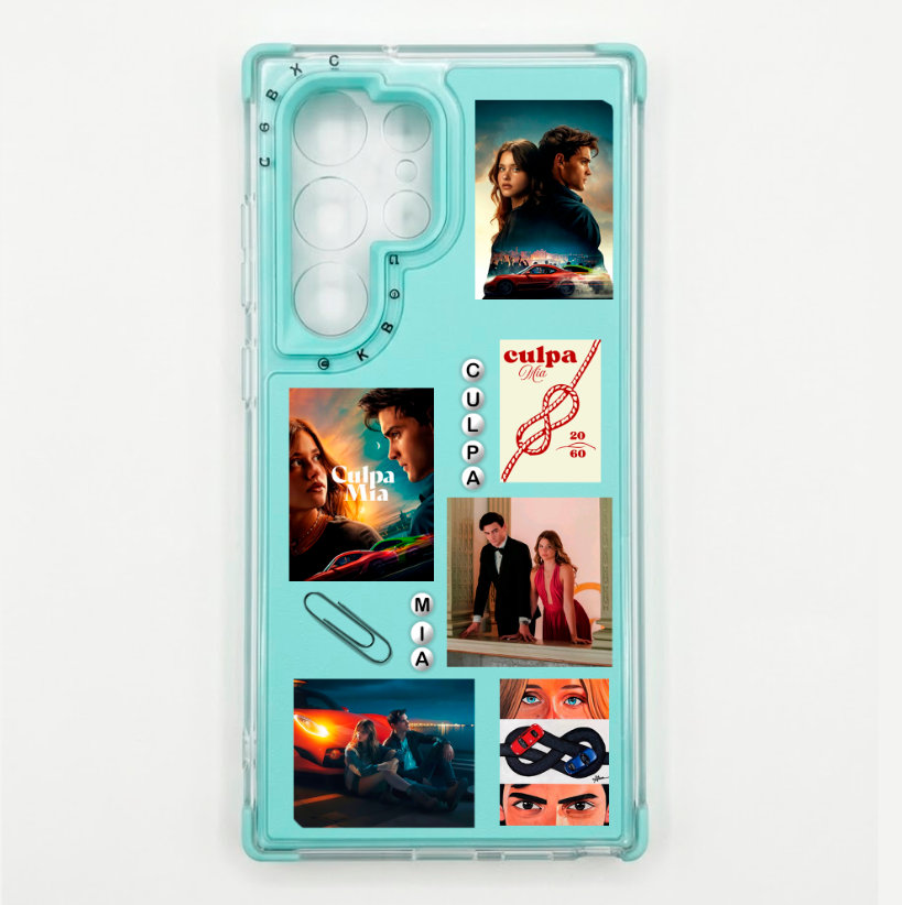 Funda | turqueza |  Rescina Encapsulada | Samsung S24 Ultra | Culpa mia