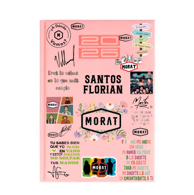 Agenda 2026 | Rosa | Personalizada | Morat | Santos Florian