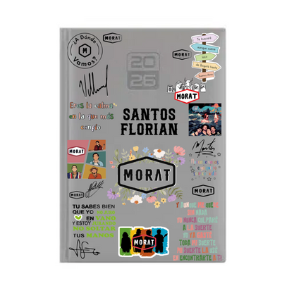Agenda 2026 | gris | Personalizada | Morat | Santos Florian (Copia)