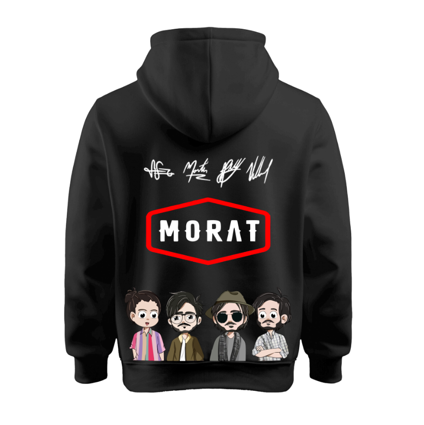 Sudadera | Negra | Morat | A Donde Vamos? | fran-morat