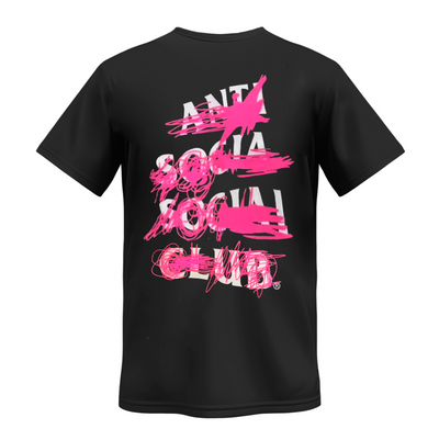 Playera | Negra | Junior H | SAD BOYZ | Garabato