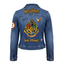 Chaqueta de lona | Mujer | Azul | Harry Potter | fuguritas 2