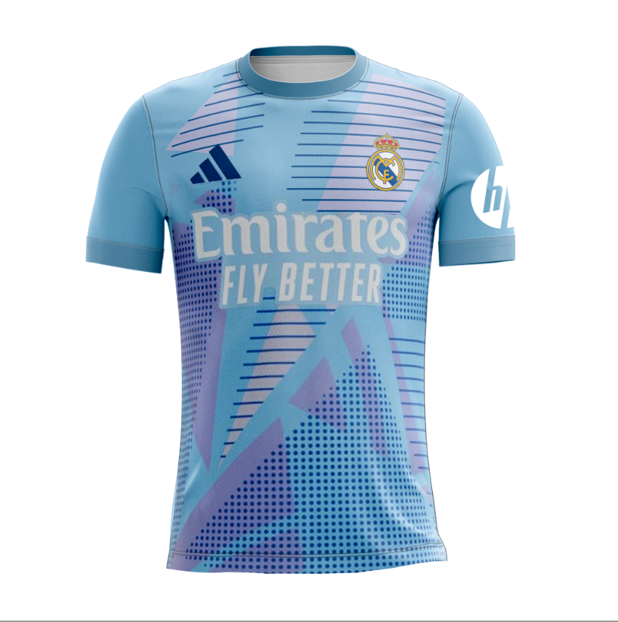 Uniforme Deportivo | Camisola Full Sublimación |  Real Madrid 24/25 | Portero| Jonathan