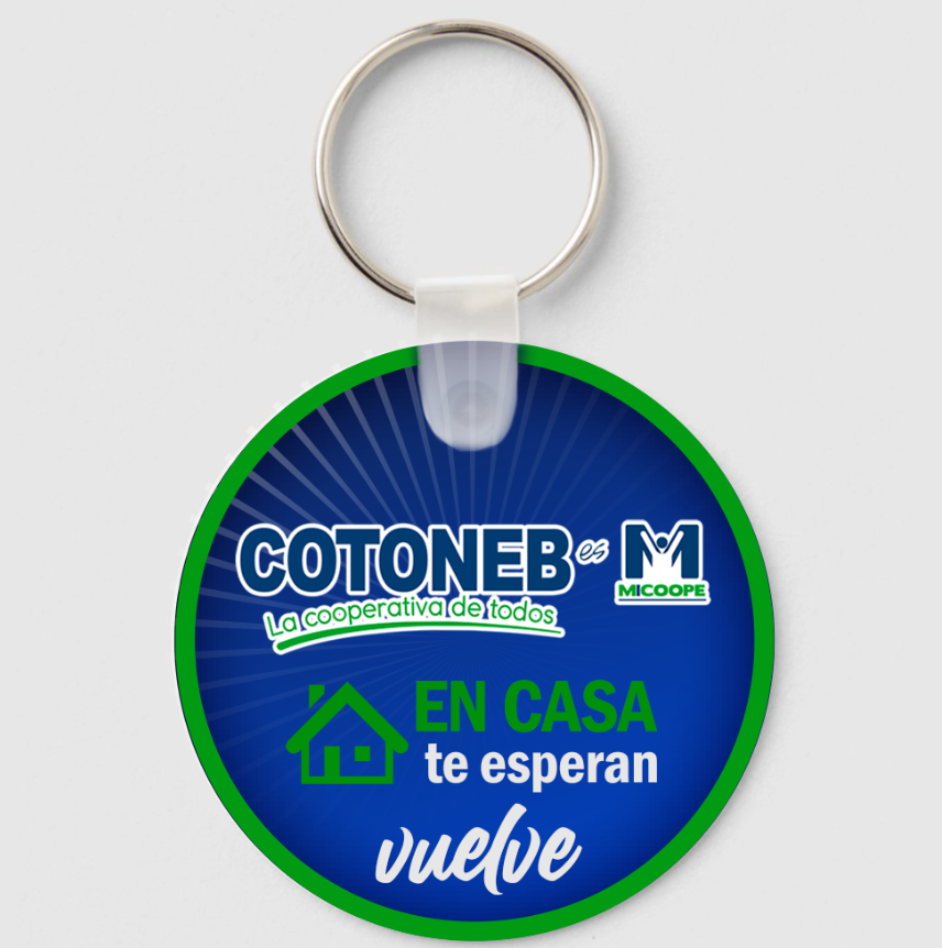 Llavero | Personalizado | COTONEB ES MICOOPE | opción 2