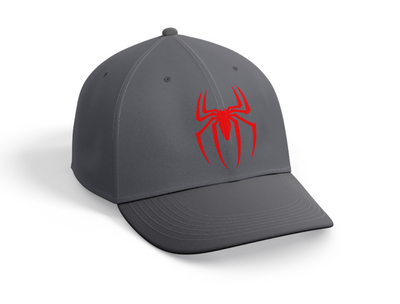 Gorra Personalizada | Grís | Spider-Man | Logo rojo
