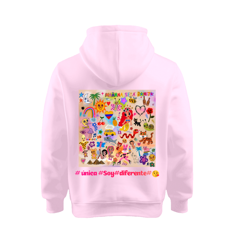 Sudadera | Rosa |  Karol G | Mañana Será Bonito | Marla