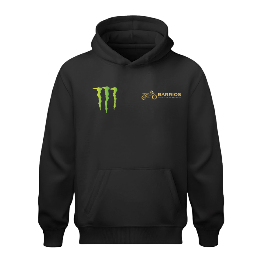 Sudadera | Negra | Taller de Motos | Barrios