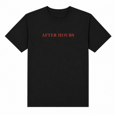 Playera | Negra | The Weeknd | After Hours