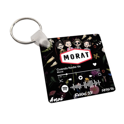 Llavero Personalizado | Morat | Cuando Nadie Ve | Anai
