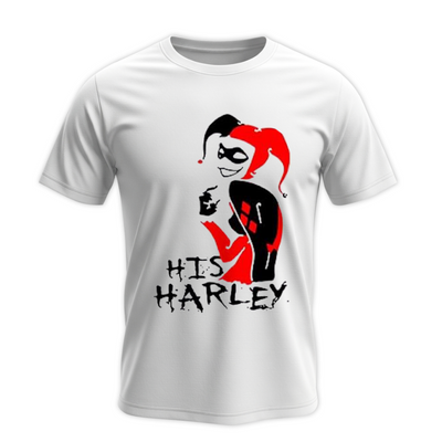 Playera | Blanca| Para pareja | Harley
