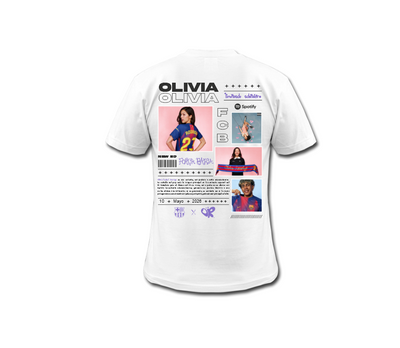 Playera | Blanca| FCB X Olivia Rodrigo| OR