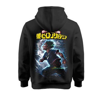 Sudadera | Negra | My Hero Academia| Izuku Midoriya