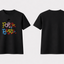 Playera | Negra| Over| FCB x Olivia