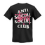 Playera | Negra | Junior H | Stüssy x Anti Social Social Club