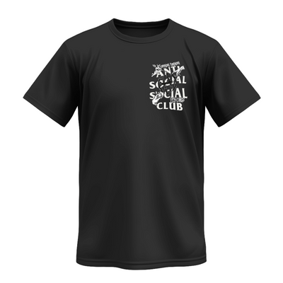 Playera | Negra | Junior H | Anti Social Social Club | Corridos tumbados