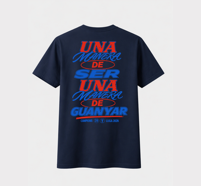 Playera | Azul Marino| Barcelona Campeón 2026