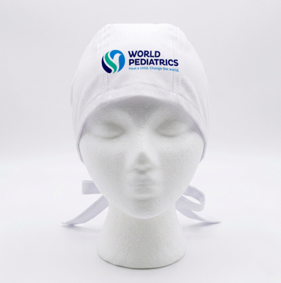 Gorro Quirurgico  | Blanco | Logos | VB Spine | World Pediatrics