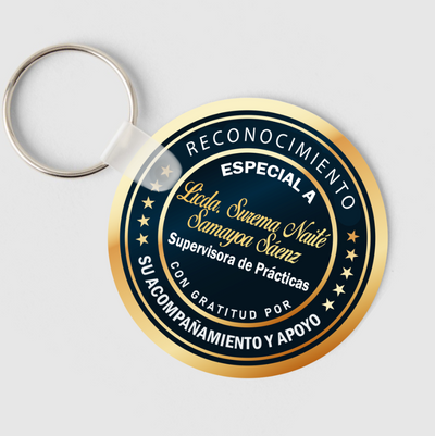 Llavero Personalizado | Reconocimento | Supervisora de Práctica