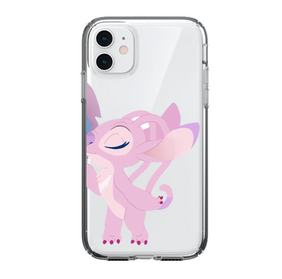 Funda | Resina Encapsulada | IPhone 11 | Stitch | Rosa