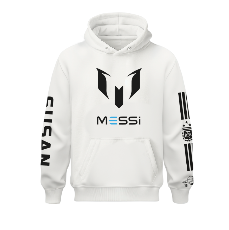 Sudadera | Blanca | Messi | 10 | Susan